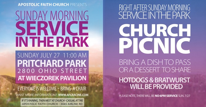 Sunday Morning Service In The Park