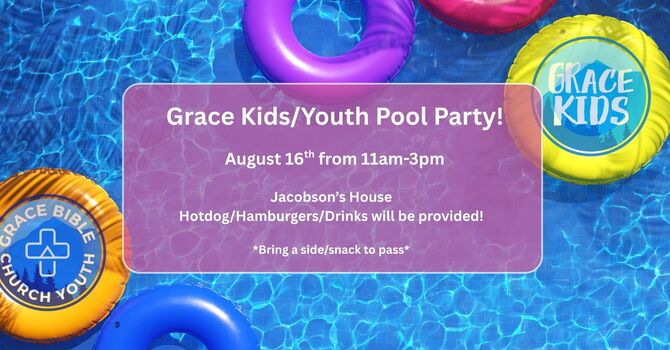 Grace Kids Pool Party