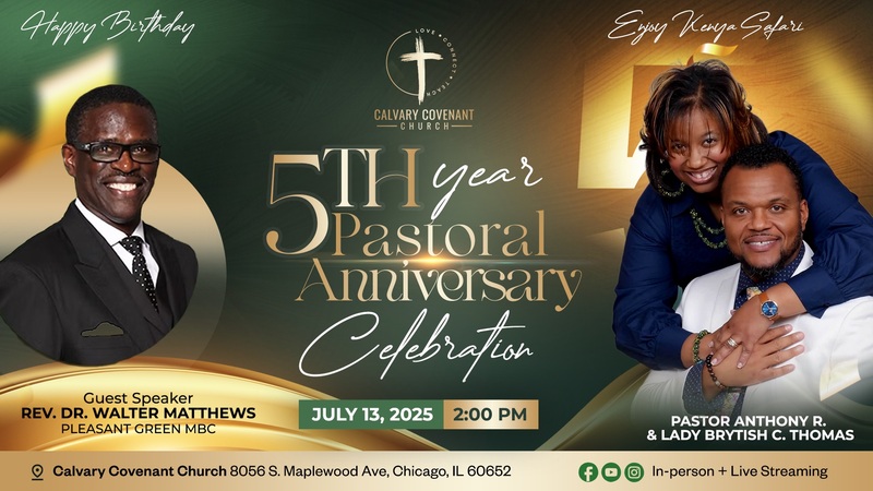 Pastoral Anniversary Celebration