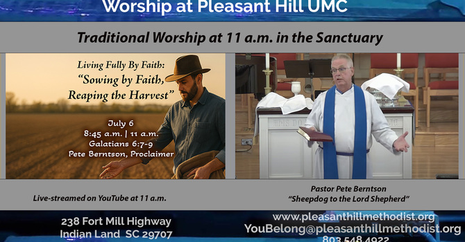 "Sowing Faithfully, Reaping the Harvest"