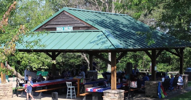 Outdoor Worship Service and Picnic image