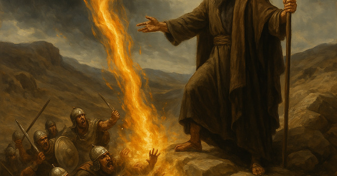 "Fire from Heaven: Elijah and the King’s Messengers" image