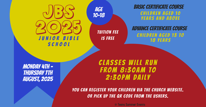  Junior Bible School (JBS)
