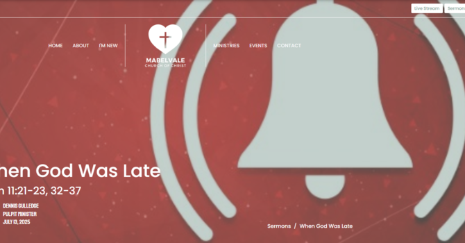 When God Was Late