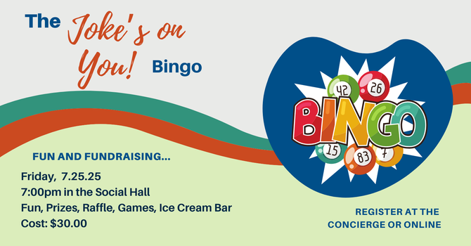 The 2nd Annual Jokes on You Bingo!