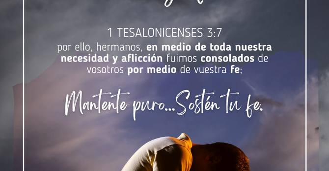 En medio de toda nuestra necesidad y aflicción. image