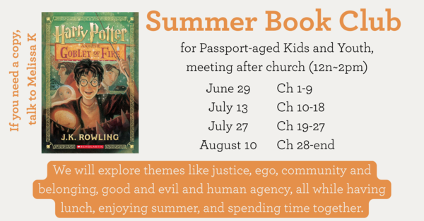 SUMMER BOOK CLUB