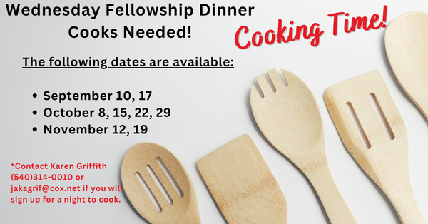 Cooks Needed!