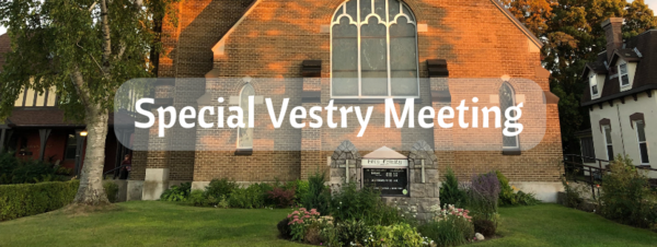 Special Vestry Meeting