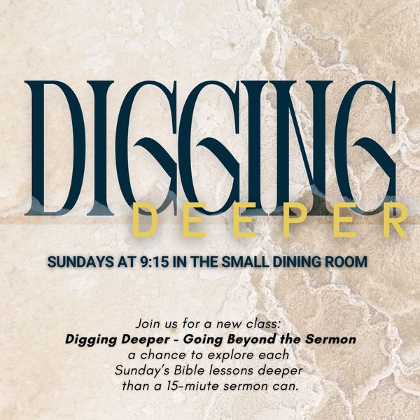 Digging Deeper Formation Class
