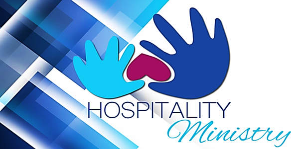 Serving in hospitality ministry