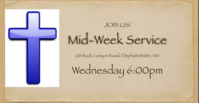 Wednesday Evening Service