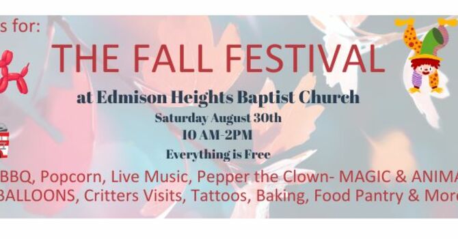 EHBC FALL FESTIVAL