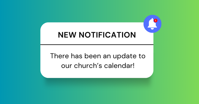 No Sunday School/Potluck on July 20th image