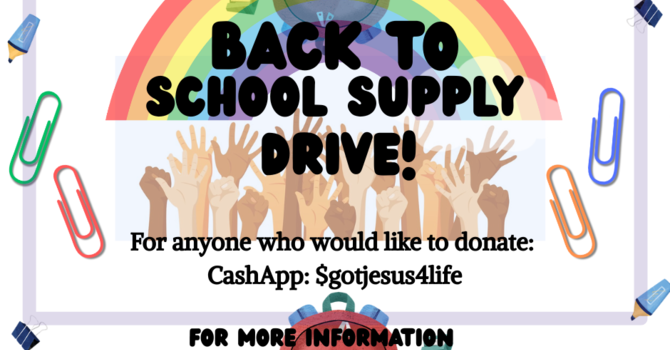 Back to School Drive