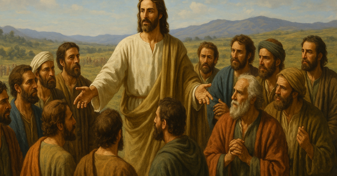Jesus Sends Out His Disciples image