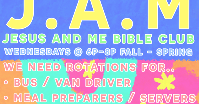 JAM's Volunteers Needed