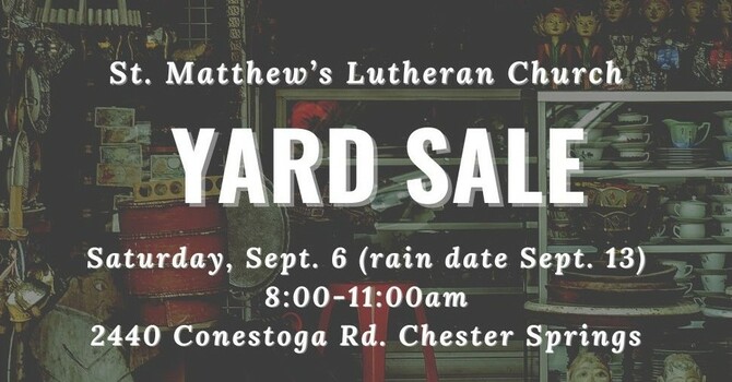 St. Matthew's Yard Sale