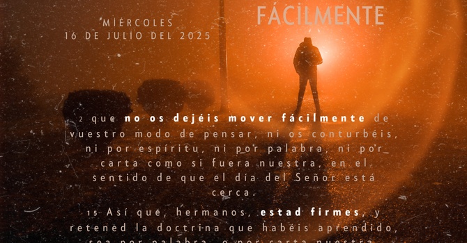 No te dejes mover fácilmente. image