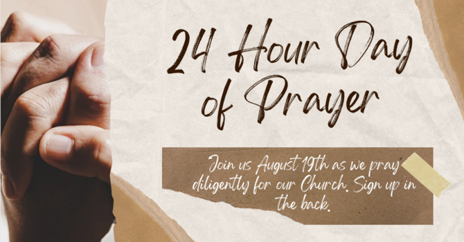 24 Hour Day of Prayer
