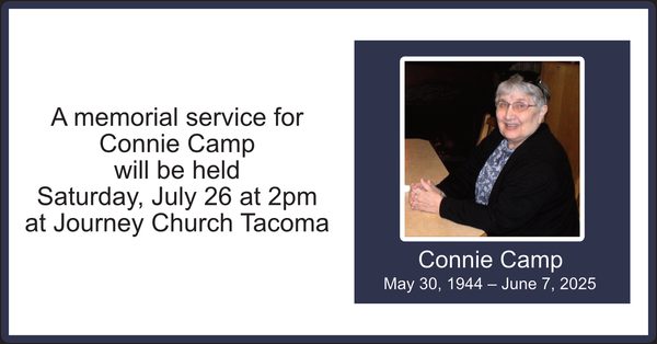 Connie Camp Memorial Service