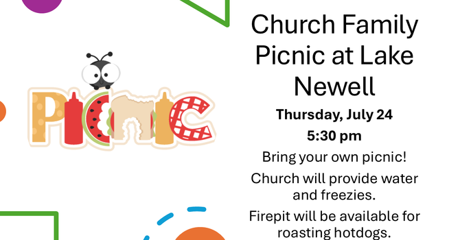 Family Picnic at Lake Newell