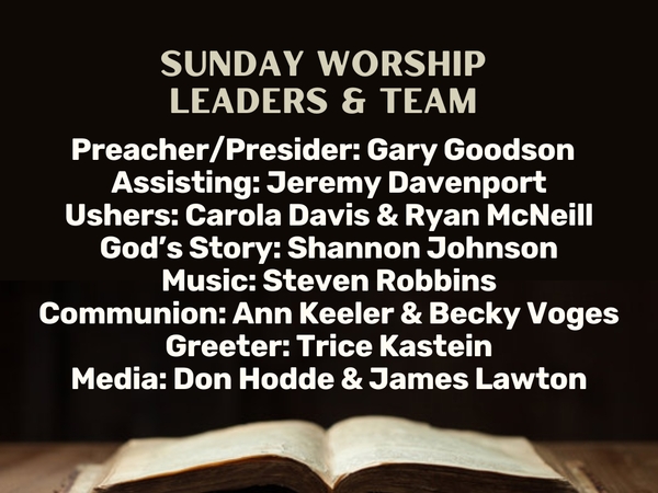 Leading us in Worship