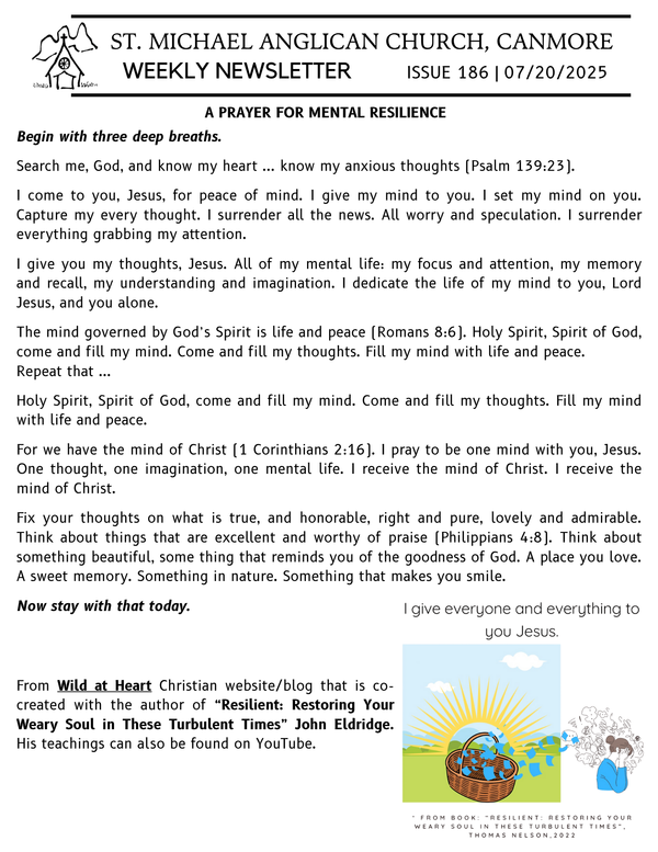 Prayer of the Week