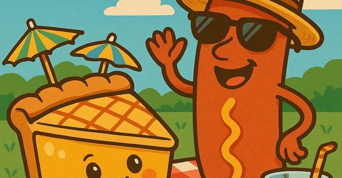Hot Dogs and Fried Apple Pies