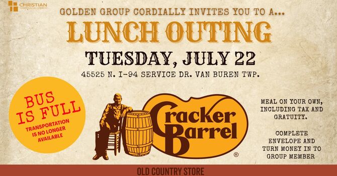 Golden Group Lunch Outing