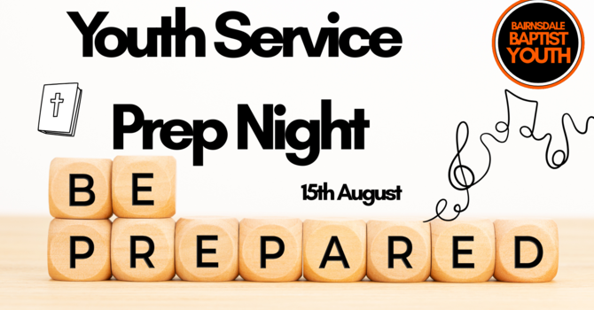Youth Service Prep Night
