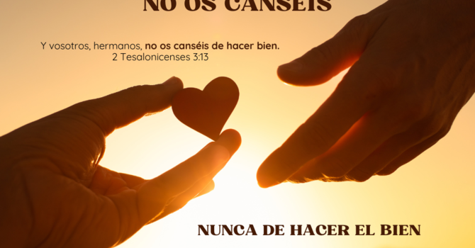 No os canséis.  image