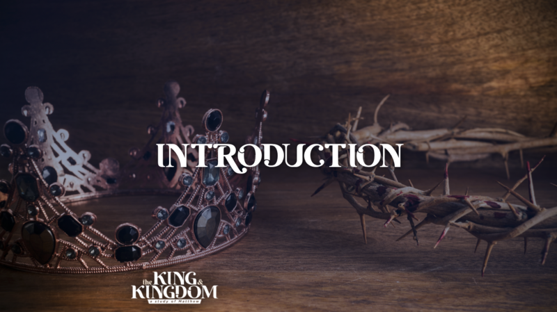 Introduction To Matthew