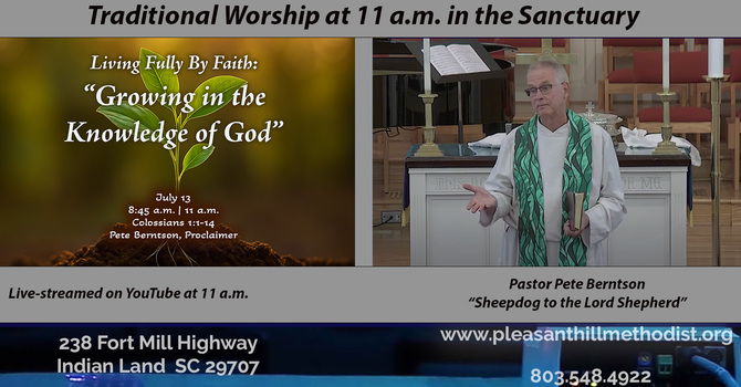 "Growing In The Knowledge Of God"