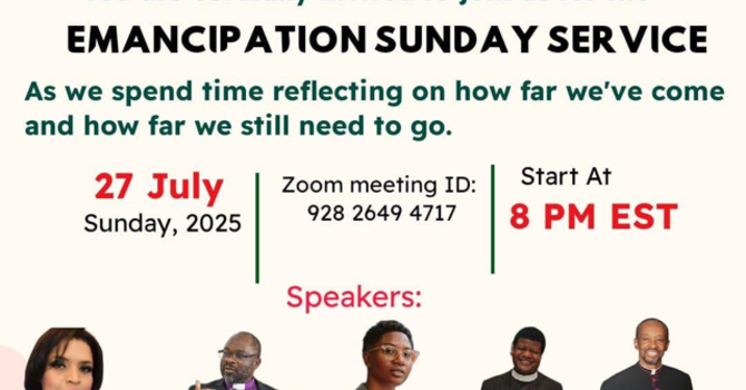 Emancipation Sunday Service