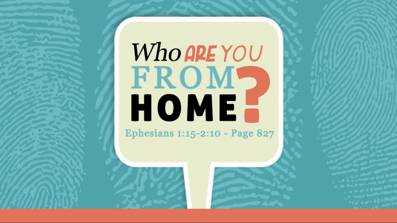 Who Are You From Home?