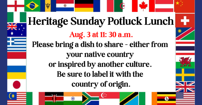 Heritage Sunday
