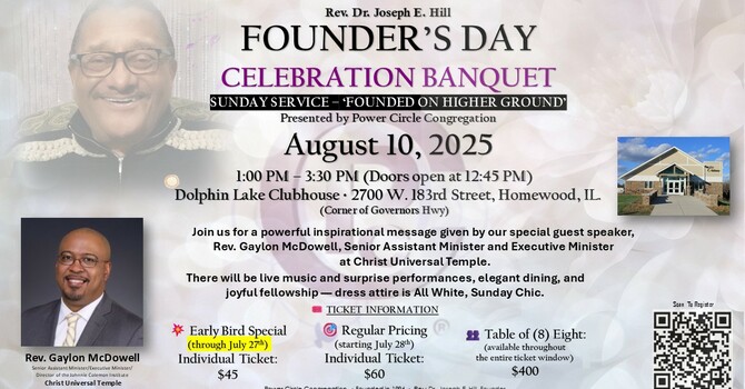 PCC's Founder's Day Celebration Banquet