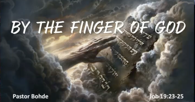 "By The Finger of God"