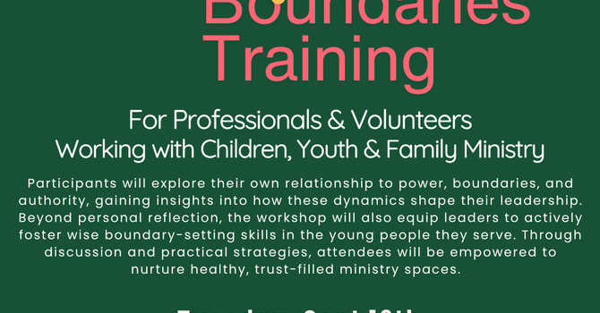 Healthy Boundaries Training