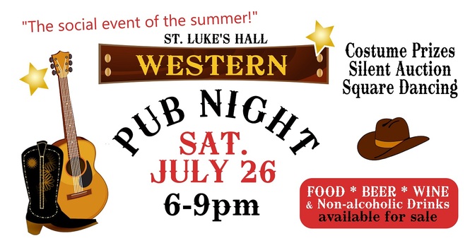 A Western Pub Night at St. Luke's
