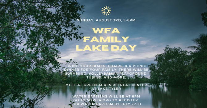WFA Lake Day