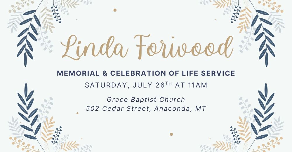 Memorial Service for Linda Forwood