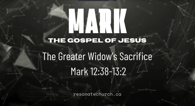  The Greater Widow's Sacrifice