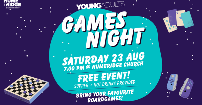 Young Adults - Games Night