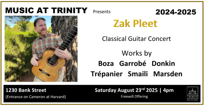 Music at Trinity: August 2025