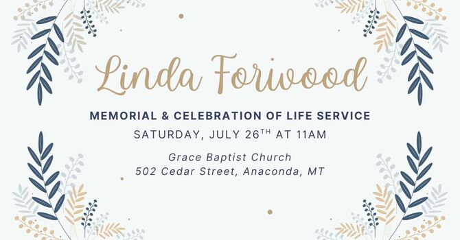 Memorial Service for Linda Forwood