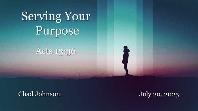 Serving Your Purpose