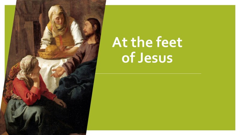 "At the Feet of Jesus”