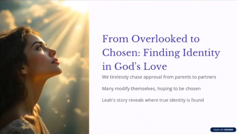 From Overlooked to Chosen: Finding Identity in God's Love